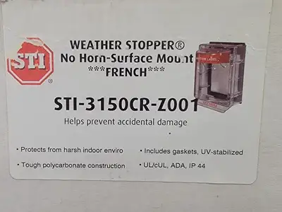 NEW SAFETY TECHNOLOGY INTERNATIONAL STI-3150CR-Z001