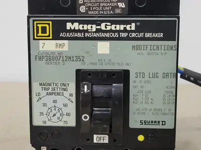 USED SQUARE D FHP3600712M1352