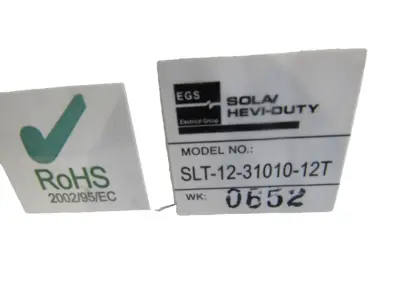 NEW EMERSON SOLA HD SLT-12-31010-12 POWER SUPPLY SLT123101012