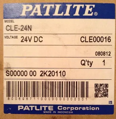 New | in-Stock PATLITE CLE-24N Miscellaneous Equipment (Electrical & Power) | Surplus Asset Holdings #1188373