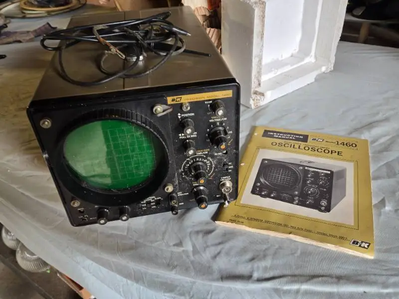 B&K Precision Model 1460 Oscilloscope with Manual and Accessories