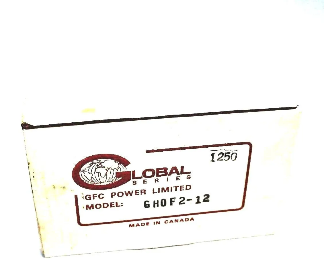 NEW GLOBAL SERIES GH0F2-12 POWER SUPPLY GH0F212