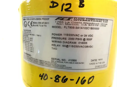 NEW FCI INTERNATIONAL FLT93S-3A1A102C1B00000 FLOW METER FLT93S3A1A102C1B00000