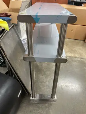 New | in-Stock Falcon Restaurant Supply New Stainless Steel Double Over Shelves for 36" Prep Table Food, Restaurant, & Bakery Parts & Accessories Illinois US | Falcon Restaurant Supply #1375812