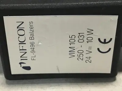 USED INFICON FL-9496 BALZERS