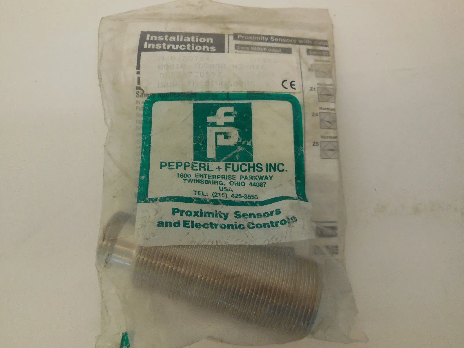 NEW PEPPERL & FUCHS NBB10-30GM80-WS-H76 PROXIMITY SWITCH NBB1030GM80WSH76