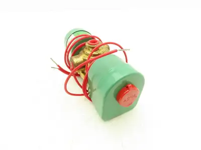 Asco Red Hat 8342C20 Solenoid Valve 1/4"NPT 4 Way 2 Pos 125psi 110/120V 50/60Hz