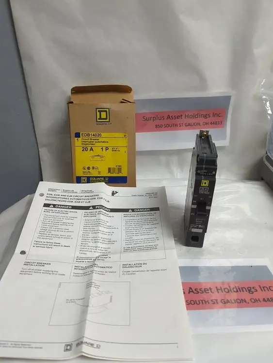 New | in-Stock SQUARE D EDB14020 Miscellaneous Equipment (Electrical & Power) | Surplus Asset Holdings #1199797