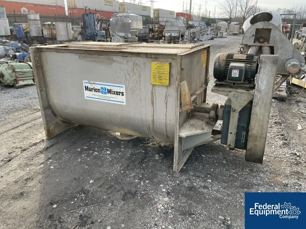 USED Marion Process Solutions 45 Cu Ft Marion Paddle Blender, S/S, Model SPC3672