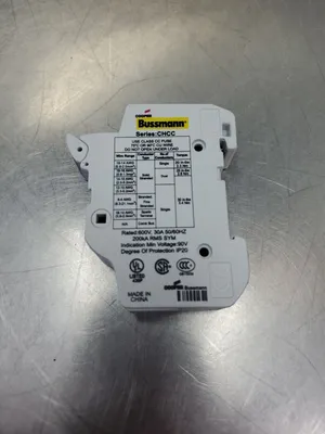 Cooper Bussmann CHCC (W10) 30AMP 600V Single-Pole Fuse Holder 4B-35
