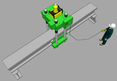 500 Ton Rutil Hydraulic Straightening Press