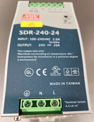 MEAN WELL SDR-240-24 240W Power Supply Loc 4E-5