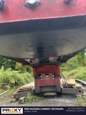 Used 1995 ROGERS LOWBOY SPCR40PL Lowboy Trailers New York US | Proxy Equipment #1516601