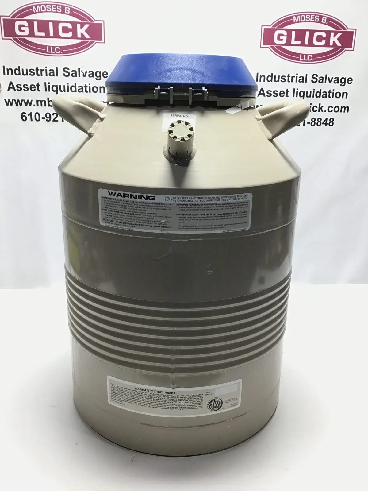 Taylor Wharton 20HC Liquid Nitrogen Storage Dewar