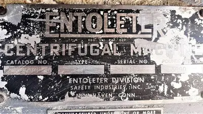 USED ENTOLETER CENTRIMIL ECM