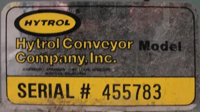SPC8840  Conveyor 14.5" wide x 165" long size Hytrol powered roller conveyor CS