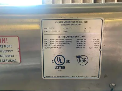USED CHAMPION - MOYER DIEBEL 66PW