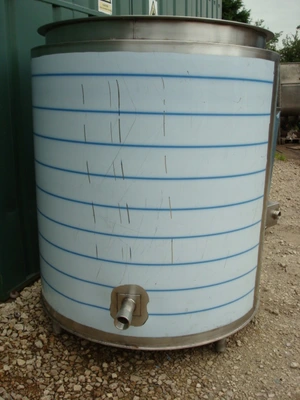 1,100 L S/S Electrically Heated Jacketed Cooker Tank