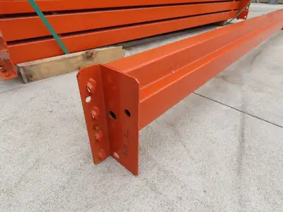 Interlake 84"x 4" Teardrop Pallet Racking Rack Step Beam Crossmember 6010Lb