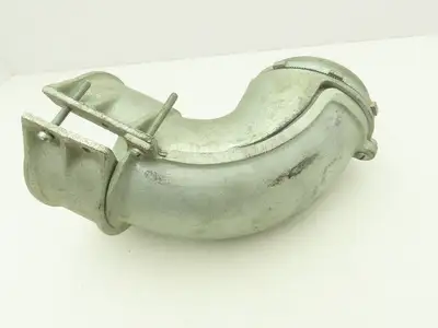 NA Metallic Flex Squeeze Connector 4" 90° Elbow Zinc Die Cast