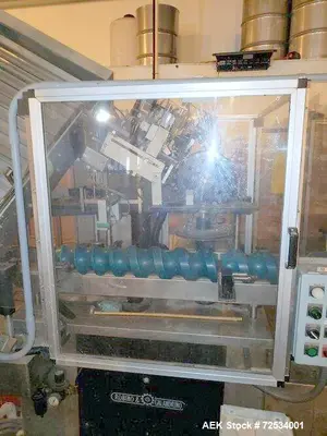Used Complete Wine Bottling Line with Corker, Labeler & Capsule Shrinker