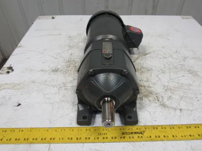 US Motors E190A 22.4:1 Ratio 78RPM 208-230/460V 3Ph Inline Helical Gear Motor