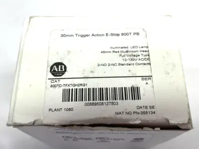 New | in-Stock Allen Bradley Ser. A Trigger Action E-Stop Two-Pos. Maintained Relays & Switches Michigan US | Maverick Industrial Sales #1402458