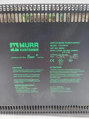 Murr Elektronik Switch Mode Power Supply 115-230/24