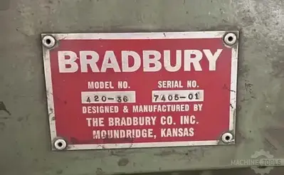 USED BRADBURY 420-36