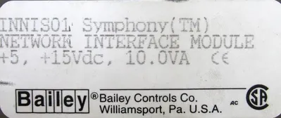 USED BAILEY INNIS01 SYMPHONY NETWORK INTERFACE MODULE