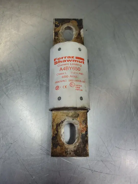 Used Ferraz Shawmut A4BY650 Fuses | Palmetto Automation #1150225