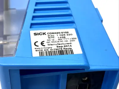 New | in-Stock Sick CDM420-0102 PLC Power Supplies Michigan US | Maverick Industrial Sales #1402000