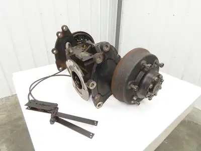 Hyster E60Z-33 Forklift Front Dual Wheel Drive Axle Assembly 6-Lug & Park Brake