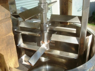 100L S/S JKTD BP2 Inox Vacuum Turbo Emulsifer Mixer Reactor