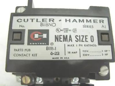 USED CUTLER HAMMER B11BNO