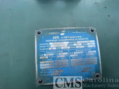 USED CONDEC 750 KW SER CLASS F GENERATOR