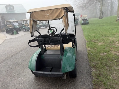 (1) 2019 E-Z-Go EFI golf cart with a Kawasaki gas engine, model 657061G01, includes canopy, fold-dow...