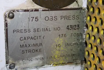 USED CINCINNATI OBS 175