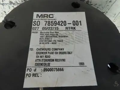 TRU-TECH 4AAAJ-CA-M-2 TRU-FLOW Rubber Diaphragm Manual Valve 4" Flanged 150 PSI