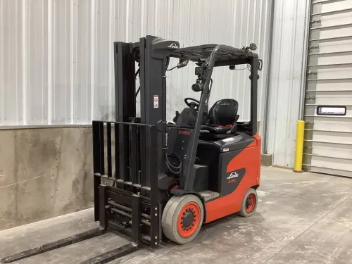 Used 2019 LINDE E25C 4-Wheel Sit down Electric Counterbalance Forklifts Pennsylvania US | National Lift Equipment #1382181