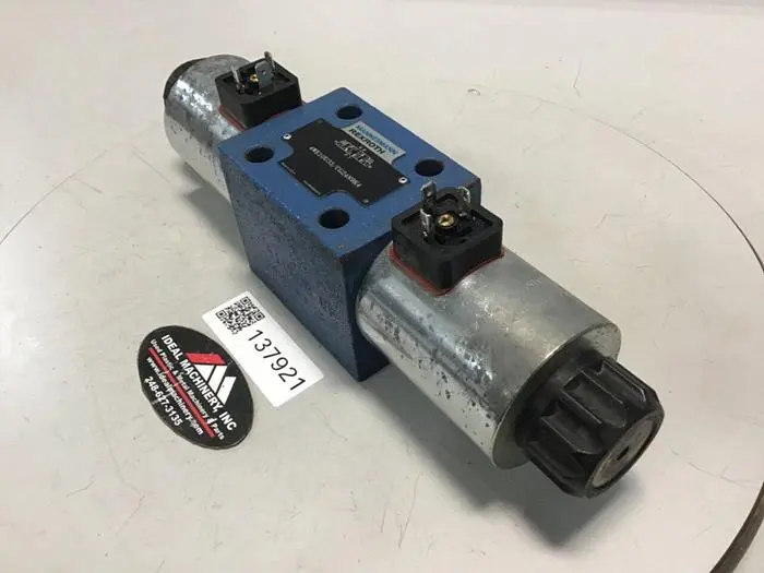 Used REXROTH 4WE10U33/CG24N9K4 Valves/Fittings Michigan US | Ideal Machinery #608730