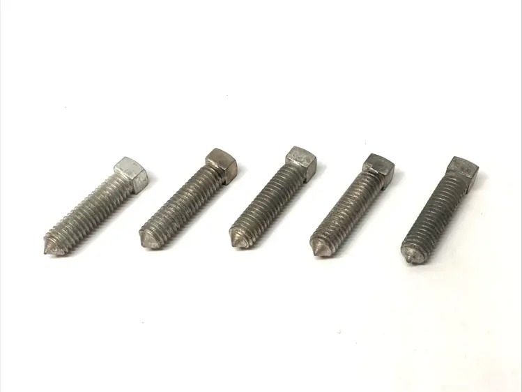 Used Unistrut Electro-Galvanized Cone Point Screw 3/8" x 1-1/2" PKG OF 17 Nuts & Screws Michigan US | Maverick Industrial Sales #1507219