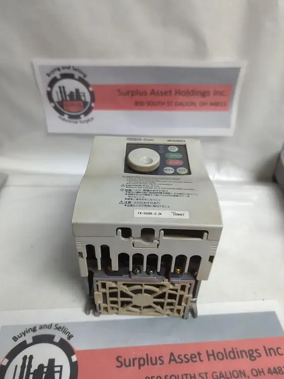 Used MITSUBISHI FR-S520E-2.2K Power Inverters Ohio US | Surplus Asset Holdings #1241621