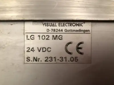 Visual Electronic LG 102 MG 9″ 2 Digit Numeric LED Display 24VDC