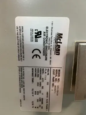 Used MCLEAN THERMAL M521226116 Air Conditioning Equipment Ohio US | HGR 24 #1357388