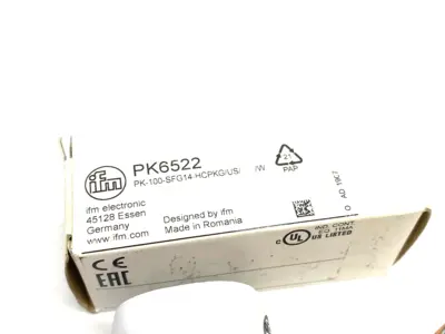 USED IFM PRESSURE SWITCH WITH INTUITIVE SWITCH POINT PK-100-SFG14-HCPKG/US