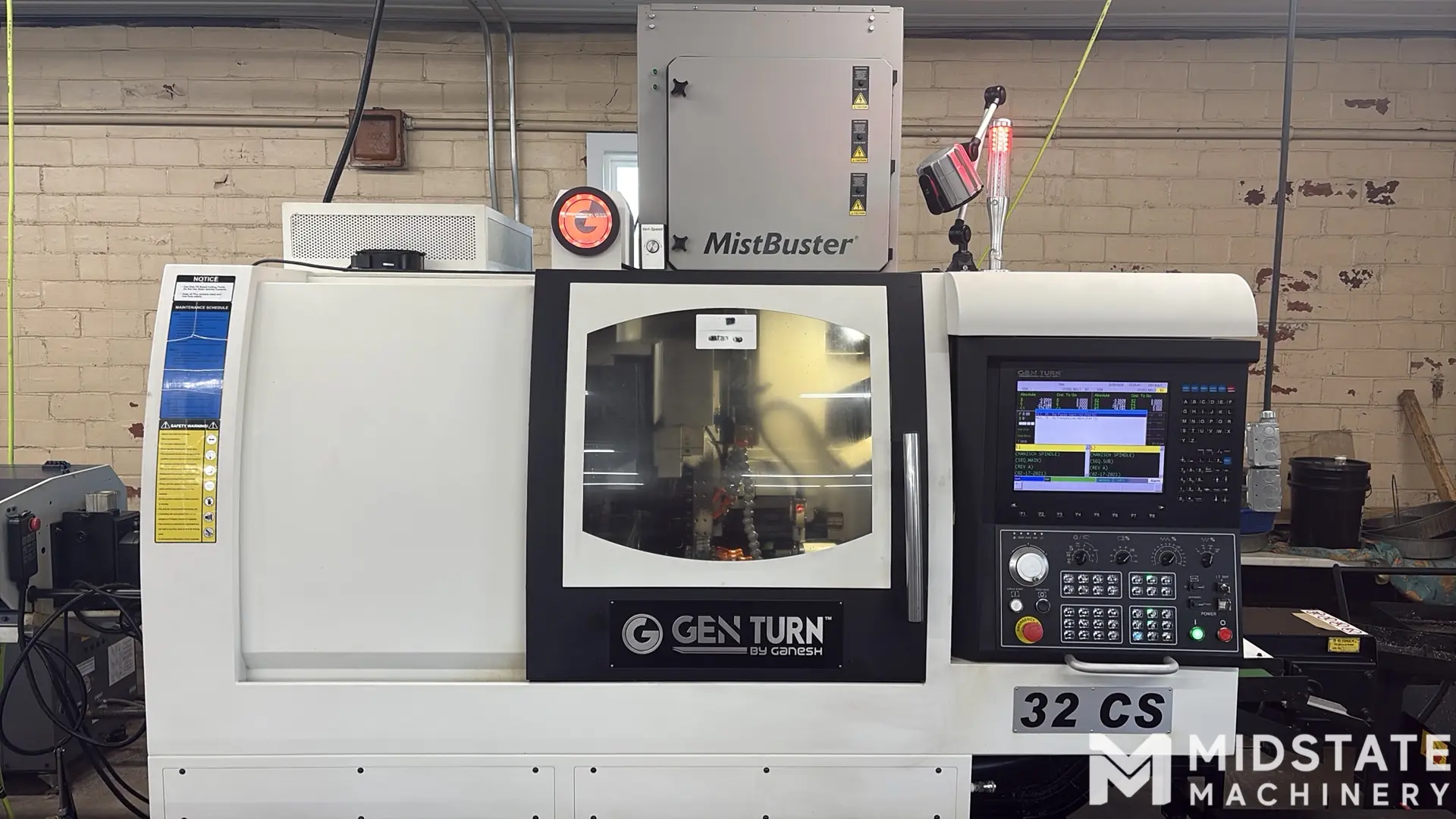 Ganesh (Expand) GenTurn 32CS CNC Swiss Lathe, New in 2020