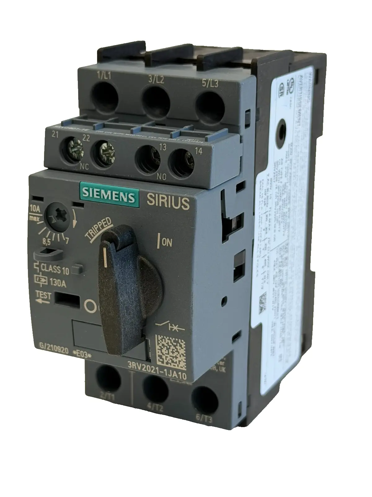 NEW SIEMENS 3RV2021-1JA10 CIRCUIT BREAKER 3RV20211JA10