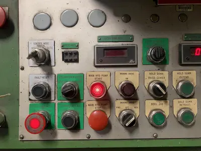 20,000# X 74" X .125" MINSTER Servo Feedline
