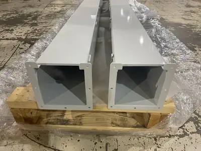 New | in-Stock Hoffman nVent Lay-In Wireway Sections PAINTED WHITE, LOT OF 3-PCS, 20 FEE Electrical Boxes Michigan US | Maverick Industrial Sales #1390584